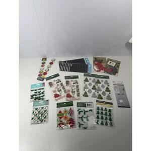 Recollections‎ Jolee's Boutique Christmas Sticker Lot Dimensional Glitter 15+ pc